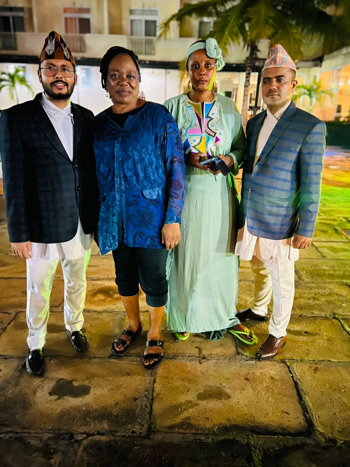 अफ्रिकाको समाजवादी युवाहरुको कार्यक्रममा सहभागी हुदाको क्षण ।